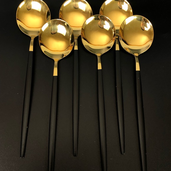 24pcs Stainless Steel Cutlery Set Portuguese Spoon Western Cutlery Sets - Picture 7 of 16